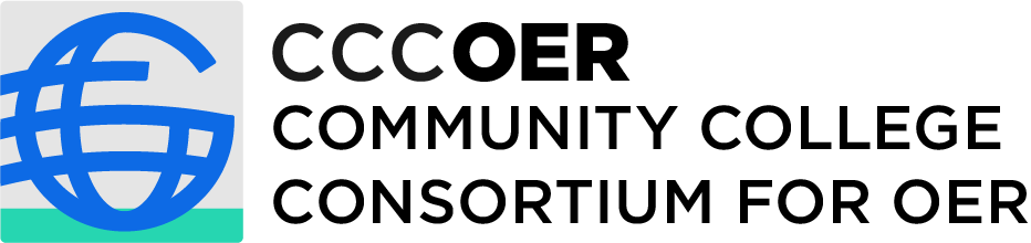 Logo of Community College Consortium for Open Educational Resources (CCCOER)